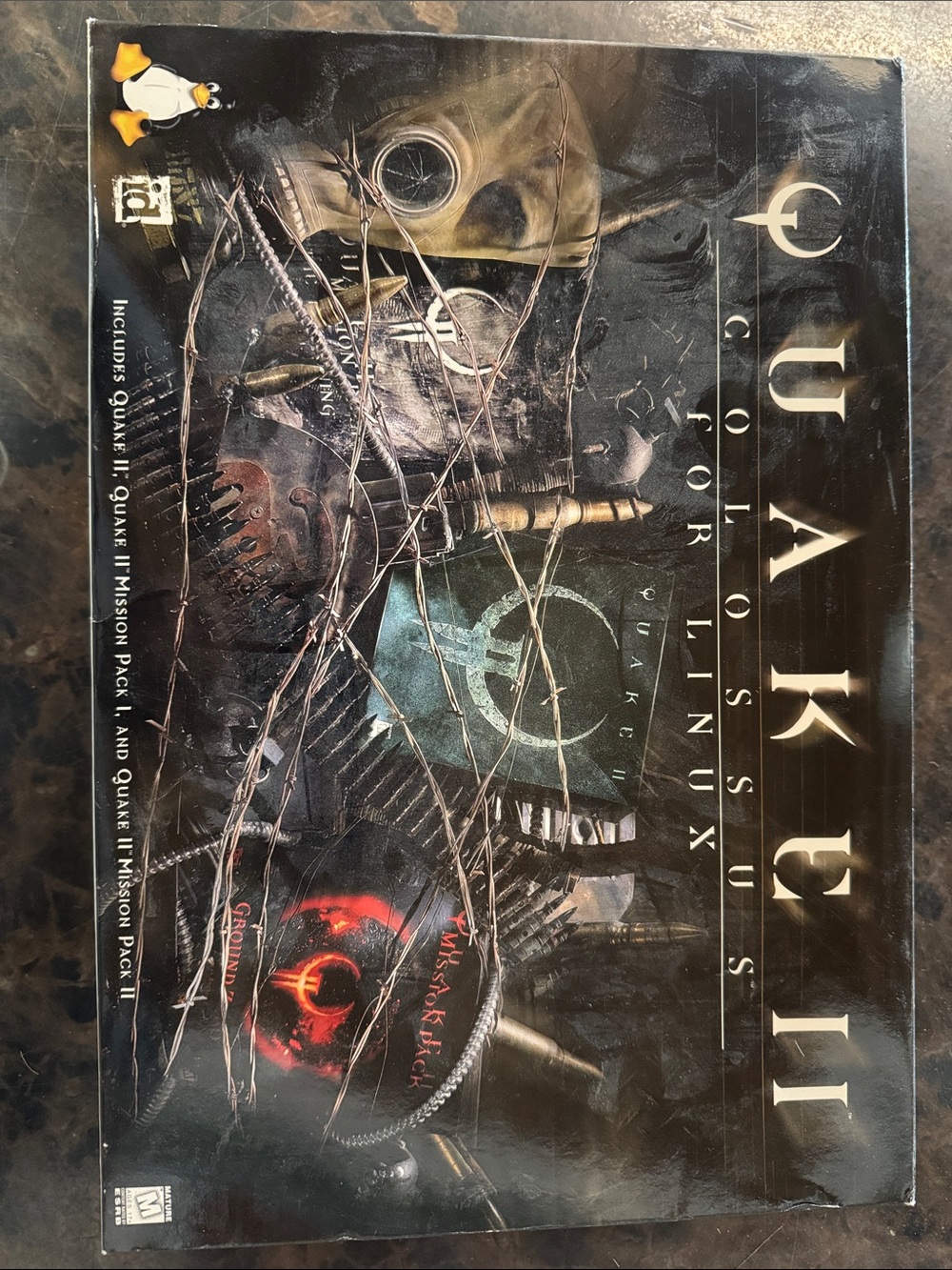 Quake II: Collector's Edition for Linux - Black Artwork